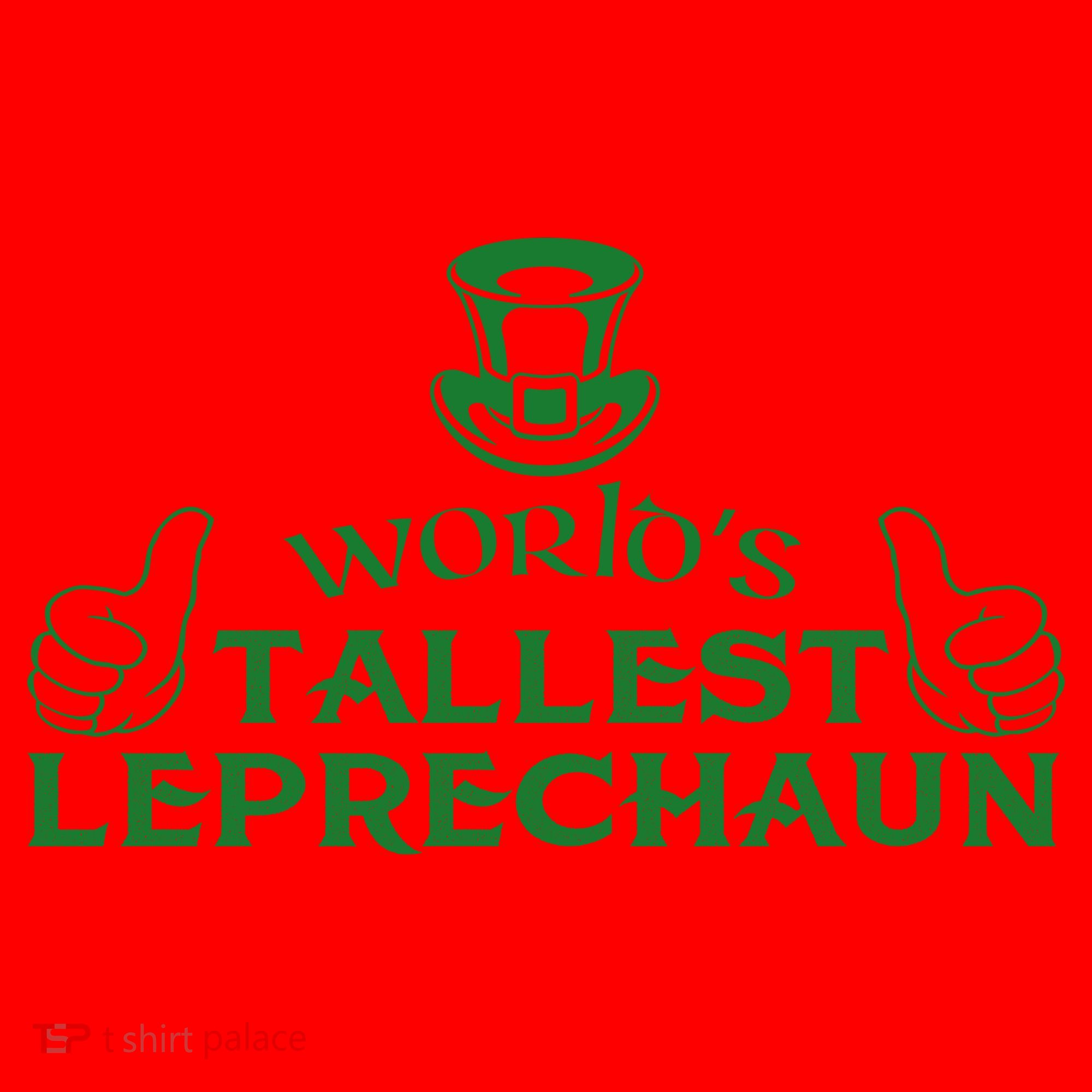 World's Tallest Leprechaun Funny Santa Hat