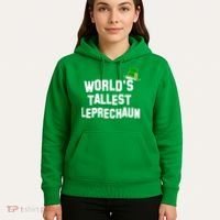 World's Tallest Leprechaun Funny St Patricks Day Hoodie thumb 5