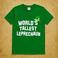 World's Tallest Leprechaun Funny St Patricks Day T-Shirt thumb 5