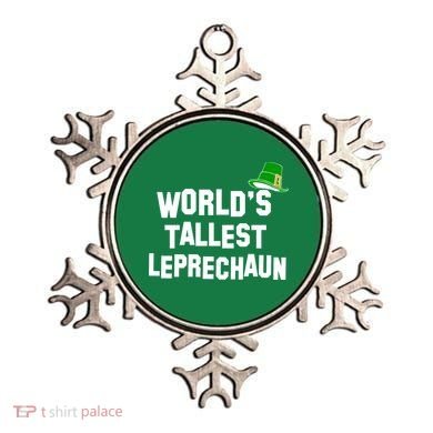 World's Tallest Leprechaun Funny St Patricks Day Ornament