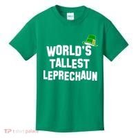 World's Tallest Leprechaun Funny St Patricks Day Kids T-Shirt thumb 0