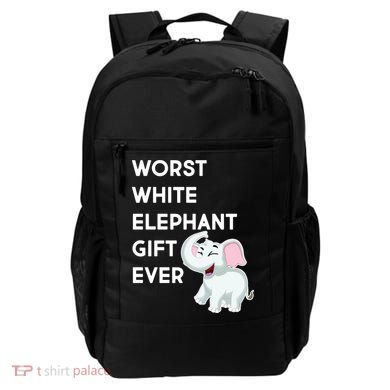Worst White Christmas Gift Ever Backpack