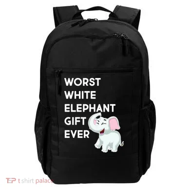 Worst White Christmas Gift Ever Backpack
