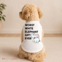 Worst White Christmas Gift Ever Doggie Tank thumb 2