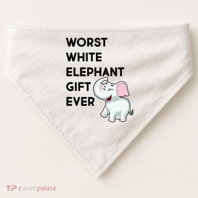 Worst White Christmas Gift Ever USA-Made Doggie Bandana