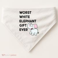 Worst White Christmas Gift Ever USA-Made Doggie Bandana thumb 0