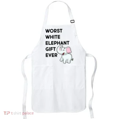 Worst White Christmas Gift Ever Apron