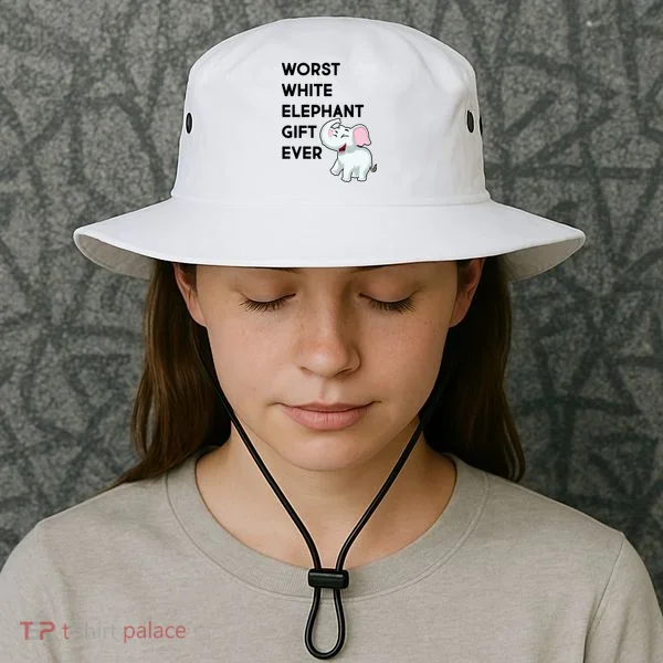Worst White Christmas Gift Ever Bucket Hat
