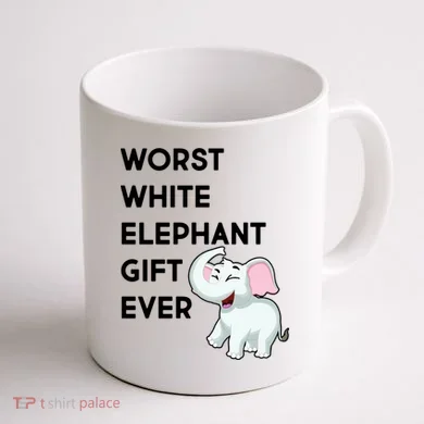 Worst White Christmas Gift Ever Coffee Mug back