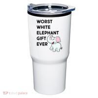 Worst White Christmas Gift Ever Tumbler thumb 0