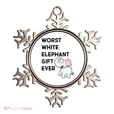 Worst White Christmas Gift Ever Ornament