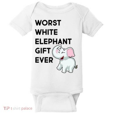 Worst White Christmas Gift Ever Baby Bodysuit