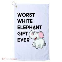 Worst White Christmas Gift Ever Golf Towel thumb 0