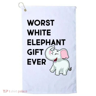 Worst White Christmas Gift Ever Golf Towel