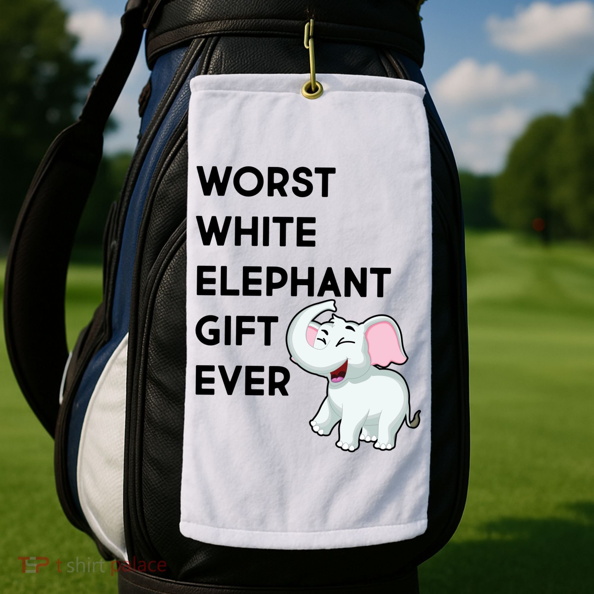 Worst White Christmas Gift Ever Golf Towel