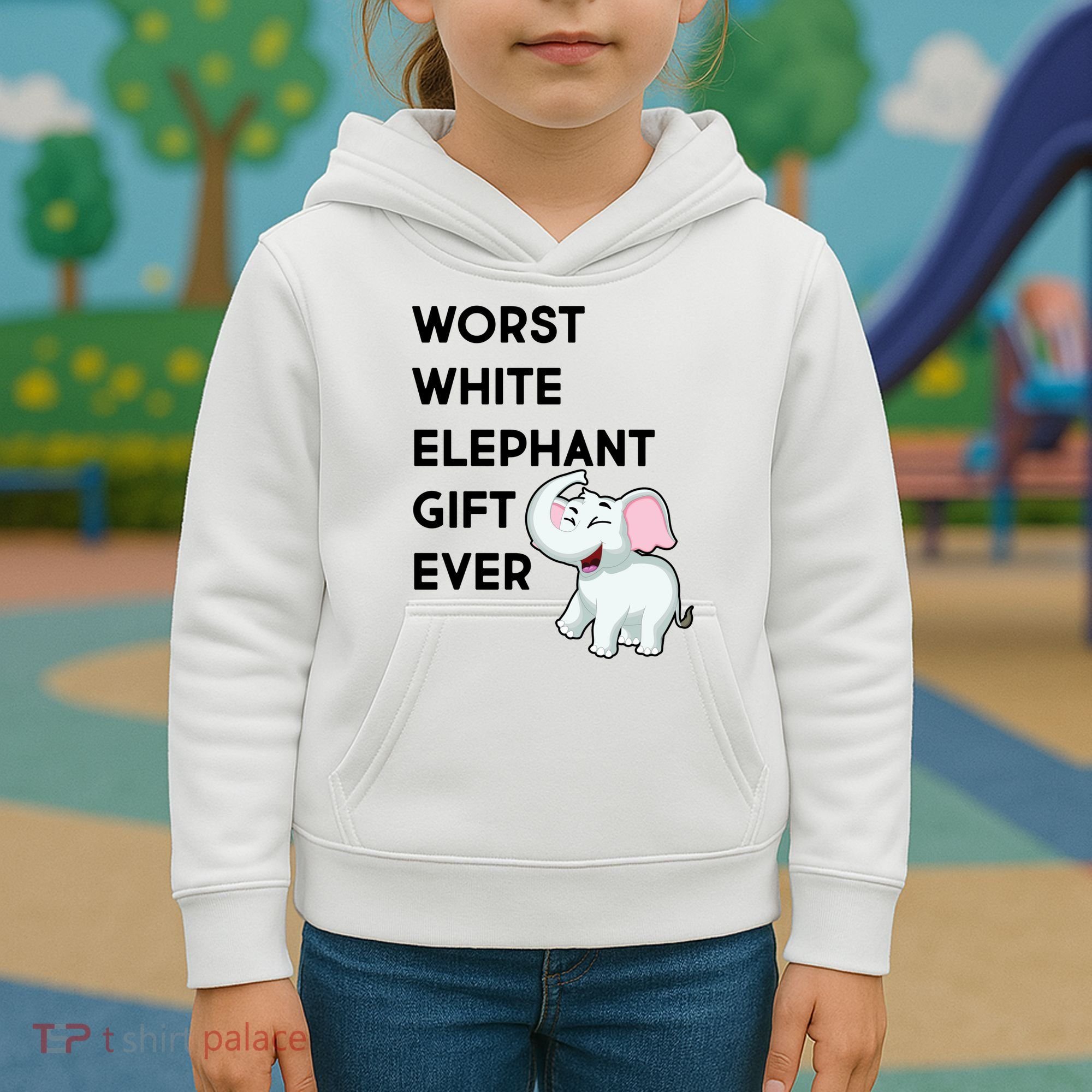 Worst White Christmas Gift Ever Kids Hoodie