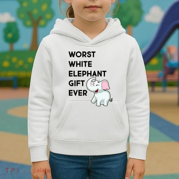 Worst White Christmas Gift Ever Kids Hoodie