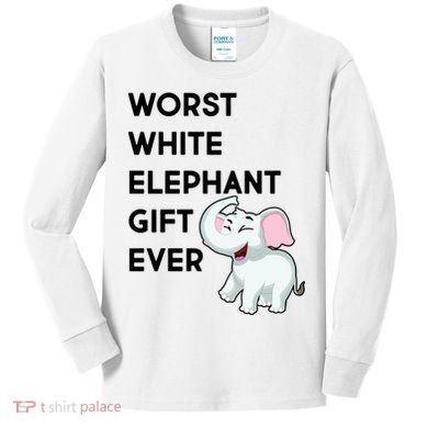 Worst White Christmas Gift Ever Kids Long Sleeve Shirt