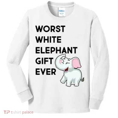 Worst White Christmas Gift Ever Kids Long Sleeve Shirt