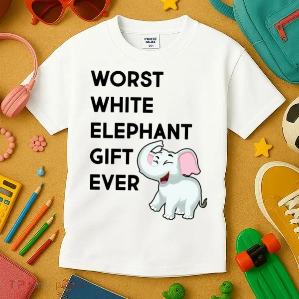Worst White Christmas Gift Ever Kids T-Shirt