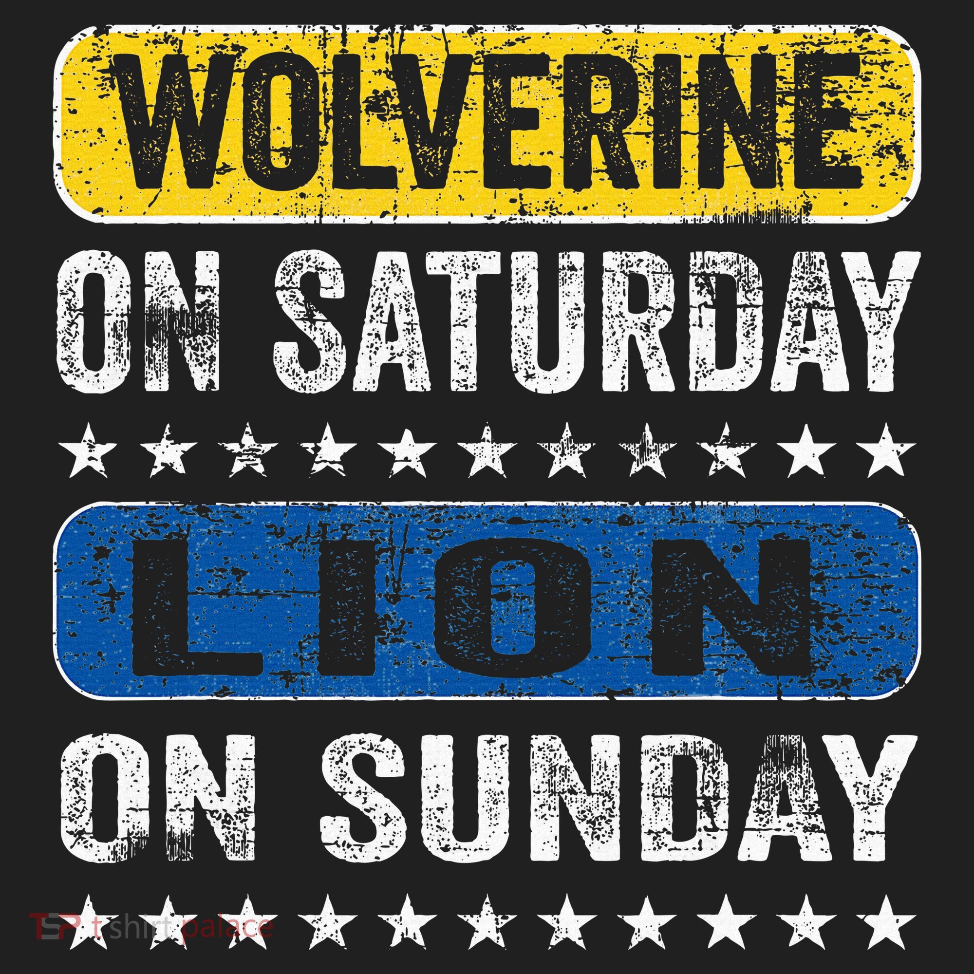 Wolverine On Saturday Lion On Sunday Women's Sweatshirt