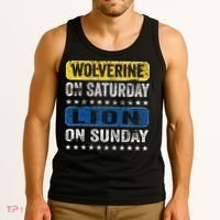 Wolverine On Saturday Lion On Sunday Tank Top thumb 3