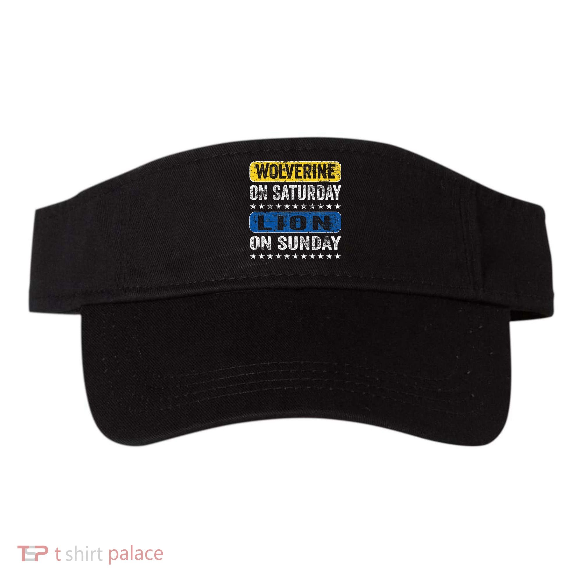 Wolverine On Saturday Lion On Sunday Visor