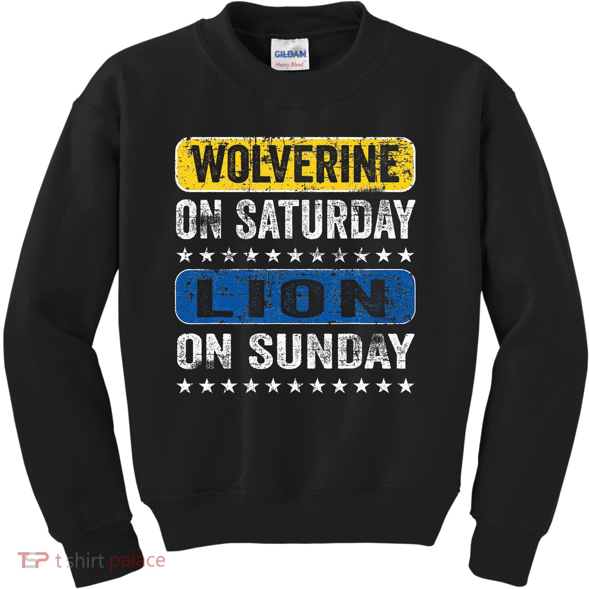 Wolverine On Saturday Lion On Sunday Kids Sweatshirt