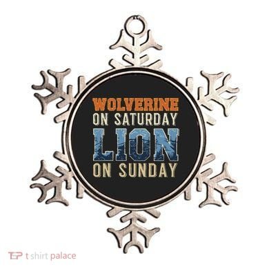 Wolverine On Saturday Lion On Sunday Ornament