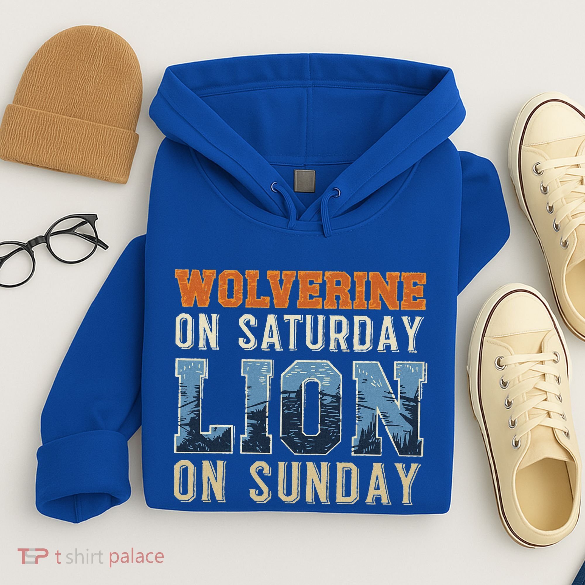 Wolverine On Saturday Lion On Sunday Hoodie