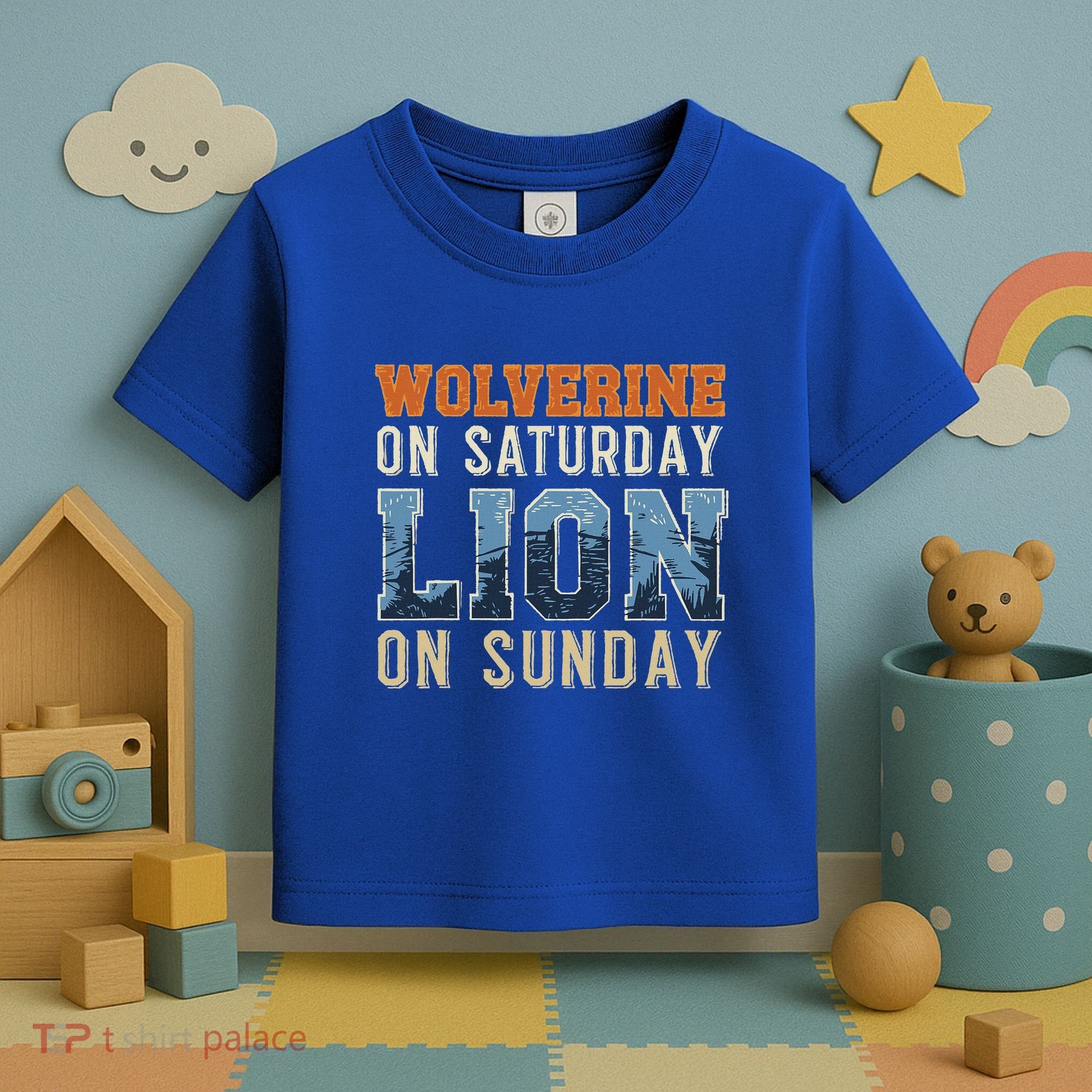 Wolverine On Saturday Lion On Sunday Toddler T-Shirt