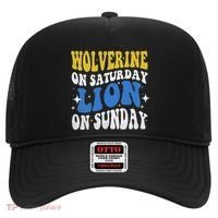 Wolverine On Saturday Funny Lion On Sunday Hat thumb 0