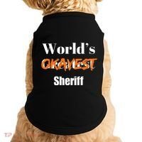 World Okayest Sheriff Sheriffs Doggie Tank thumb 0
