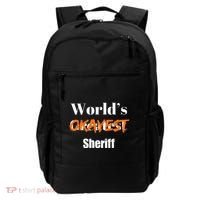 World Okayest Sheriff Sheriffs Backpack thumb 0