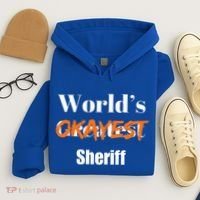 World Okayest Sheriff Sheriffs Hoodie thumb 4