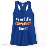 World Okayest Sheriff Sheriffs Women's Tank Top thumb 0
