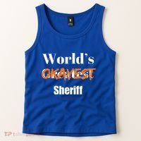 World Okayest Sheriff Sheriffs Tank Top thumb 2