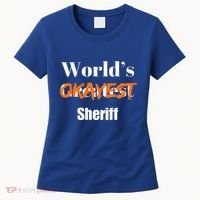 World Okayest Sheriff Sheriffs Women's T-Shirt thumb 0