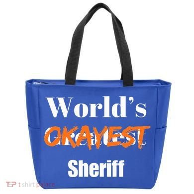 World Okayest Sheriff Sheriffs Tote Bag