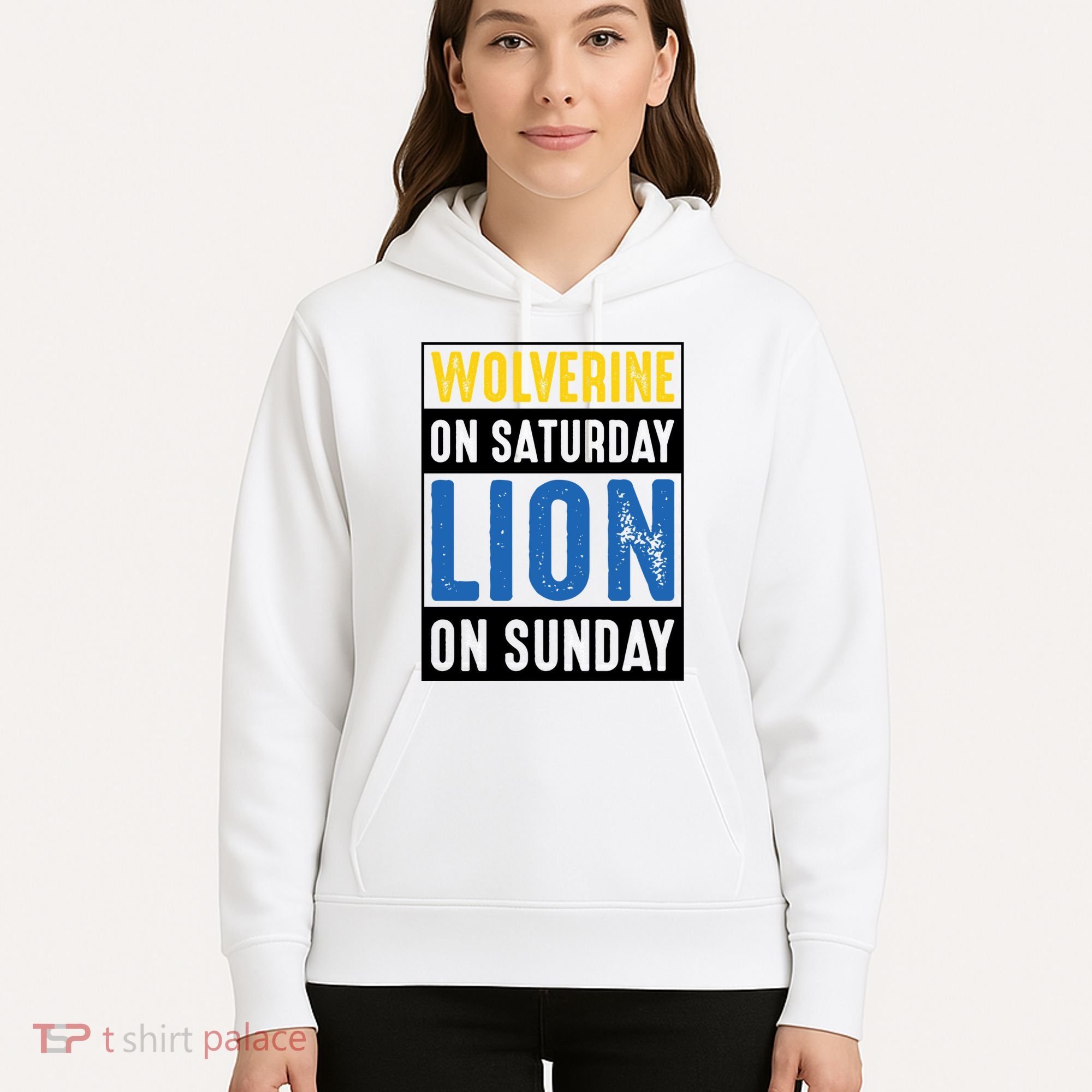 Wolverine On Saturday Lion On Sunday Hoodie
