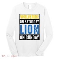 Wolverine On Saturday Lion On Sunday Long Sleeve Shirt thumb 0