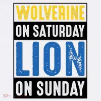 Wolverine On Saturday Lion On Sunday Coffee Mug thumb 5