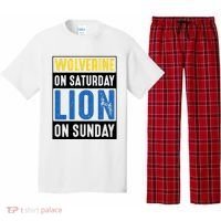 Wolverine On Saturday Lion On Sunday Pajama Set thumb 0
