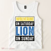 Wolverine On Saturday Lion On Sunday Tank Top thumb 2