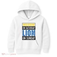 Wolverine On Saturday Lion On Sunday Kids Hoodie thumb 0