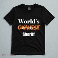 World Okayest Sheriff Sheriffs Sarcasm Sarcastic Humor T-Shirt thumb 5