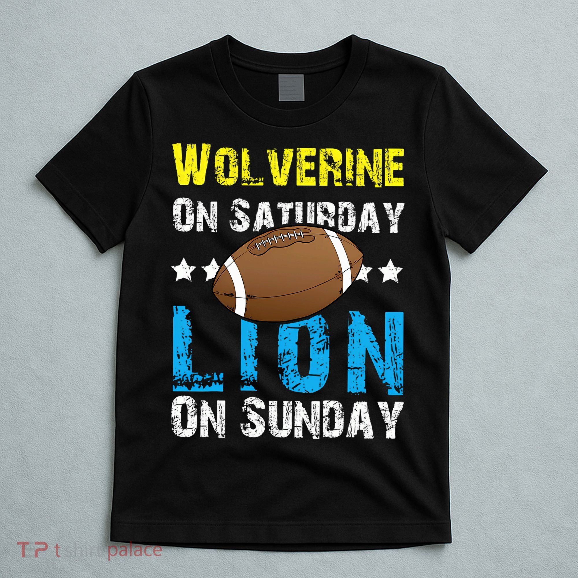 Wolverine On Saturday Lion On Sunday T-Shirt