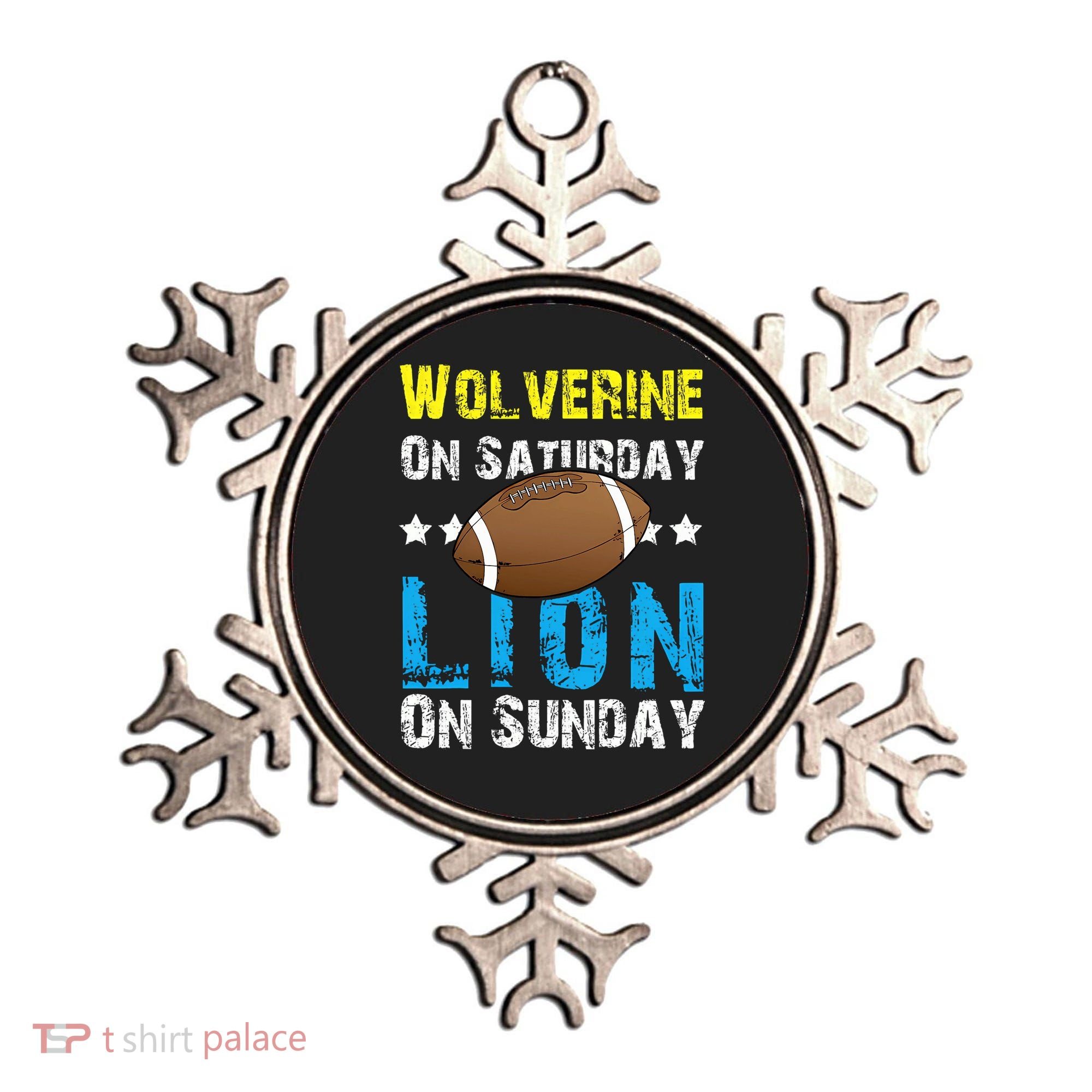 Wolverine On Saturday Lion On Sunday Ornament
