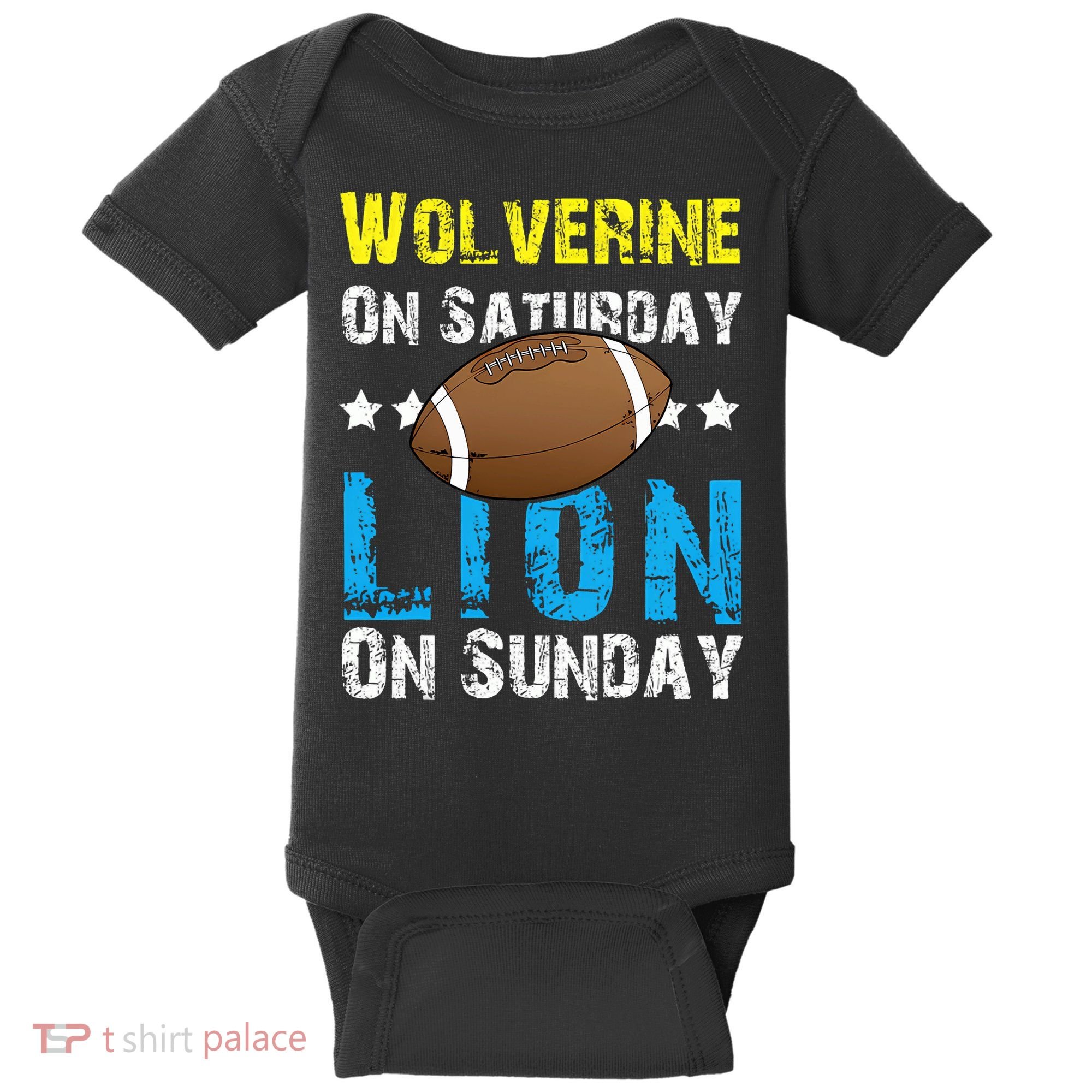 Wolverine On Saturday Lion On Sunday Baby Bodysuit
