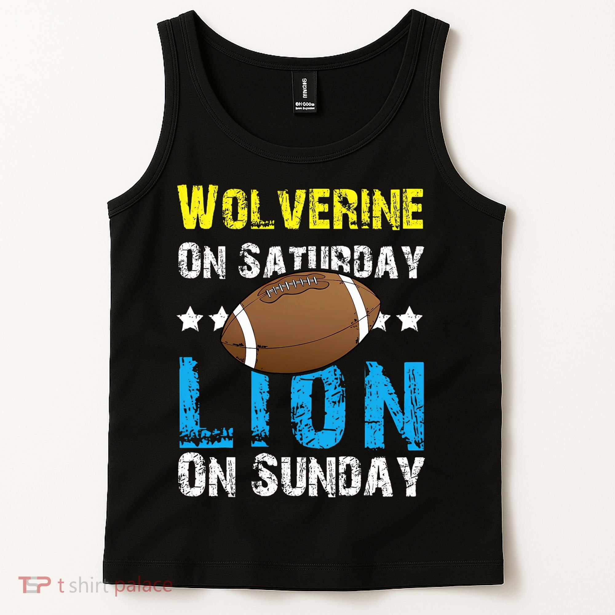 Wolverine On Saturday Lion On Sunday Tank Top